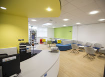 HWA waiting area and reception 